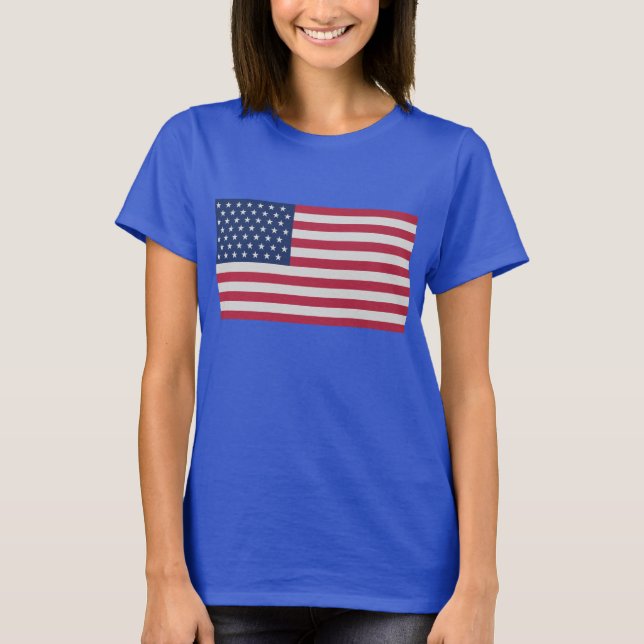 Den amerikanska Flagga Original Classic Collection T Shirt (Framsida)