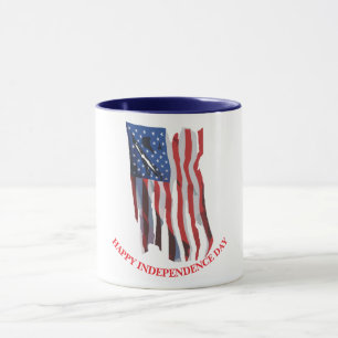 Den amerikanska Flagga Patriotic Anpassningsbar Mugg