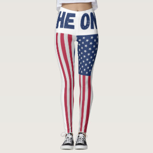 Den amerikanska flagga Patriotic Collection Leggings