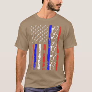 Den amerikanska Flagga St. T Shirt
