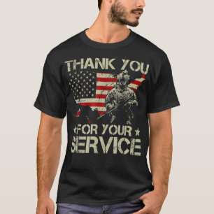 Den amerikanska Flagga Veteran Day-Tacken för din T Shirt