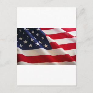 Den amerikanska Flagga Vykort