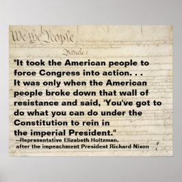 Den amerikanska folkstyrkans kongress för att prot poster