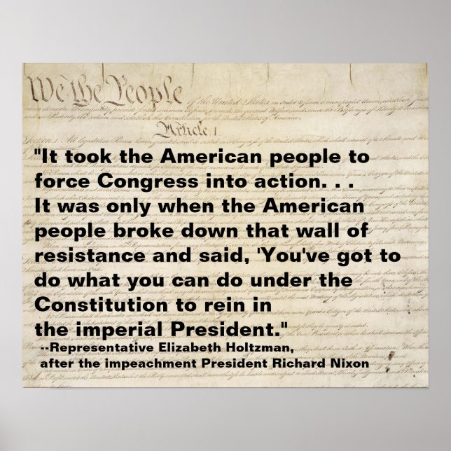 Den amerikanska folkstyrkans kongress för att prot poster (Framsidan)