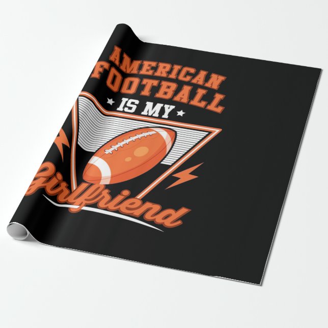 Den amerikanska fotbollen är min flickvän presentpapper (Utrullad)