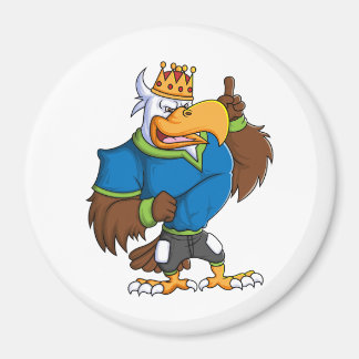 Den amerikanska fotbollens örn mascot är klar magnet