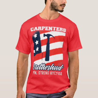 Den amerikanska karpenterunionen t shirt