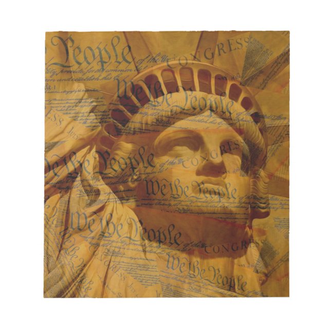 Den amerikanska konstitutionen anteckningsblock (Framsida)