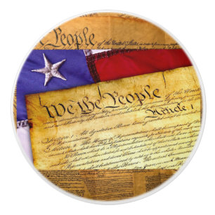 Den amerikanska konstitutionen - folket knopp