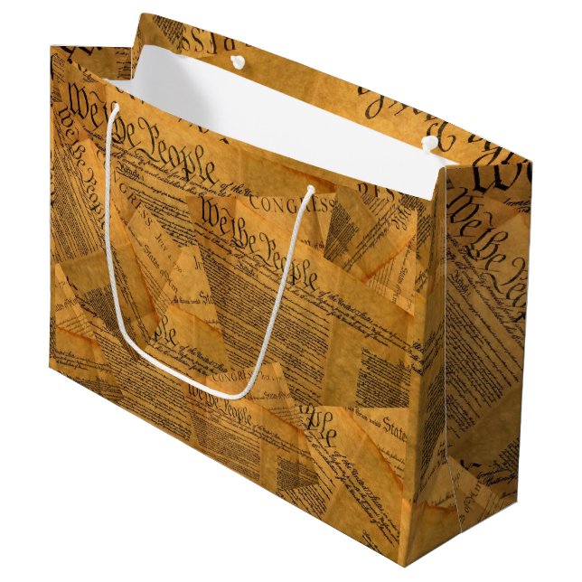 Den amerikanska konstitutionen Gift Bag (Framsidan Vinklad)