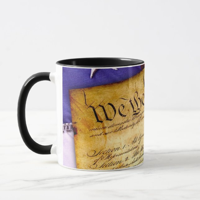 Den amerikanska konstitutionen mugg (Vänster)