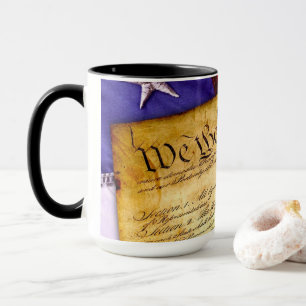 Den amerikanska konstitutionen mugg