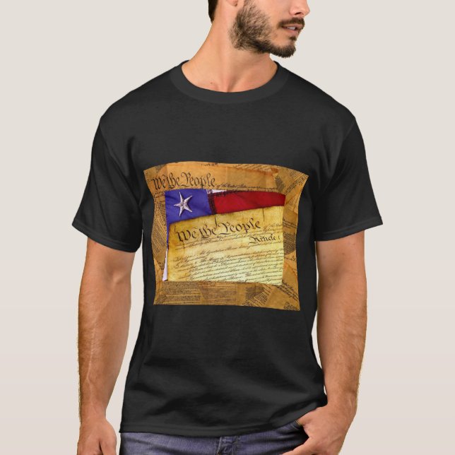 Den amerikanska konstitutionen t shirt (Framsida)