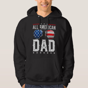 Den amerikanska matchen Pappa 4:e juli Hoodie
