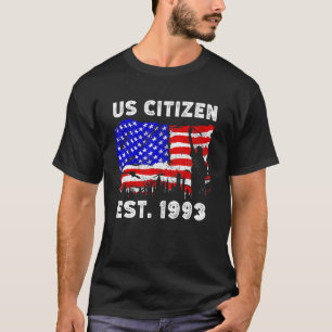 Den amerikanska medborgaren Est sedan 1993 för ny T Shirt