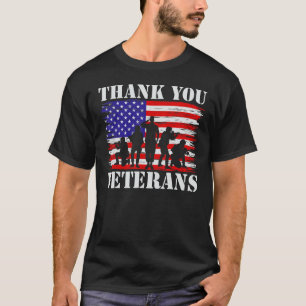 Den amerikanska militärarmén i Veterans Day T Shirt