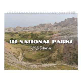 Den amerikanska nationalparkskalendern (2026) kalender
