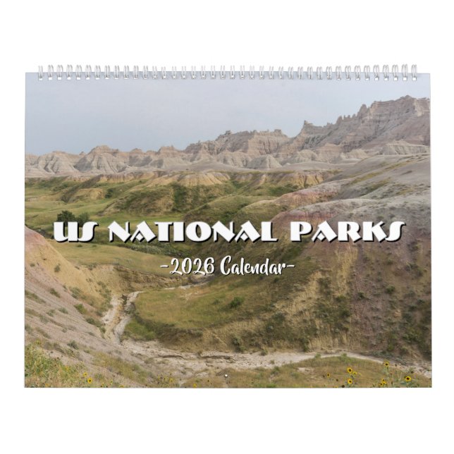 Den amerikanska nationalparkskalendern (2026) kalender (Omslag)