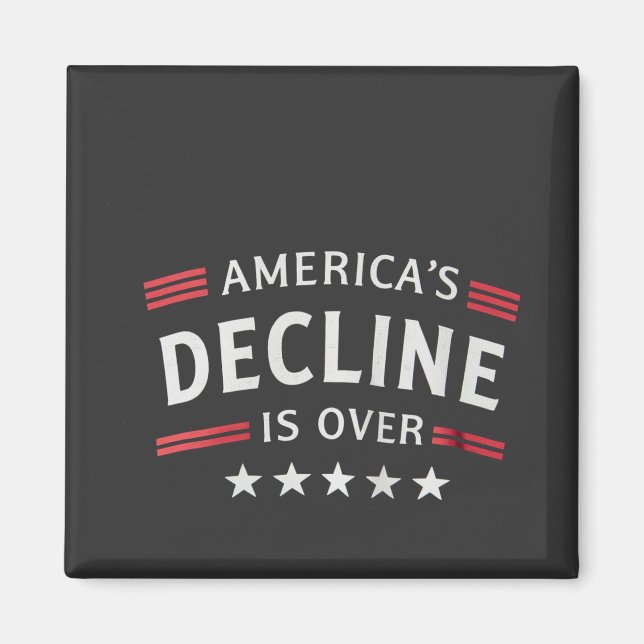 Den amerikanska nedgången är över den gyllene mede magnet (Framsidan)