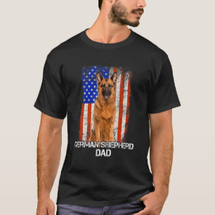 Den amerikanska Pappa-dagen i den tyska shepherd-H T Shirt