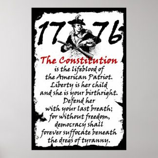 Den amerikanska patrioten poster