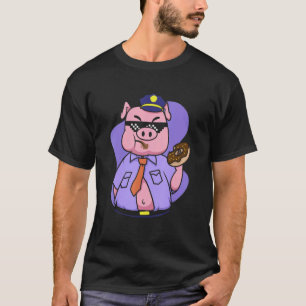 Den amerikanska polismannen i Gris T Shirt