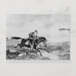 Den amerikanska Pony Express Vykort