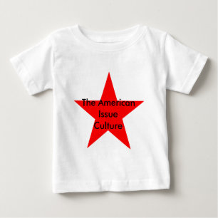 Den amerikanska problemkulturen Star Red Tee Shirt