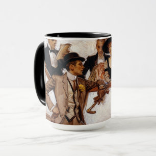 Den amerikanska reklamen från Leyendecker Mugg