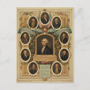 Den amerikanska Revolutionens särskilda murar Vykort