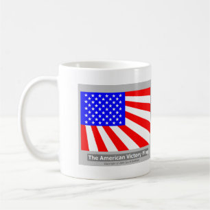 Den amerikanska segern Flagga Mugg