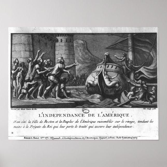 Den amerikanska självständigheten poster (Framsidan)