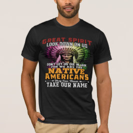 Den AMERIKANSKA-underbarare andan tittar ner på os T Shirt