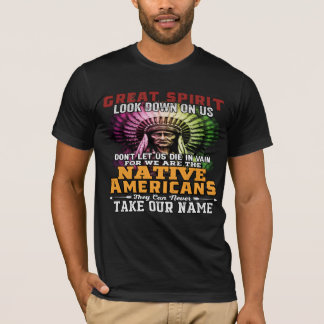 Den AMERIKANSKA-underbarare andan tittar ner på os T Shirt