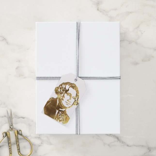 Den amerikanske presidenten George Washington Port Presentetikett (Med Snöre)