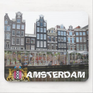 Den Amsterdam blomman marknadsför Bloemenmarkt Musmatta
