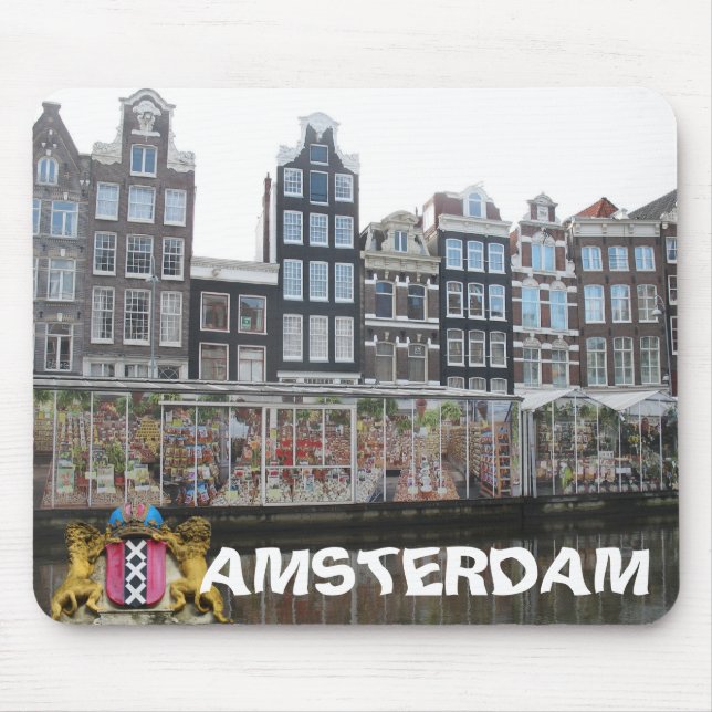 Den Amsterdam blomman marknadsför Bloemenmarkt Musmatta (Framsidan)
