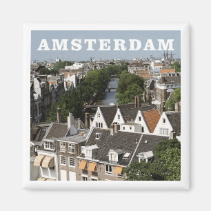 Den Amsterdam Nederländernan reser kylmagneten Magnet