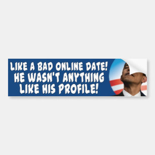Den Andi Obama dåligaonlinen daterar Bildekal