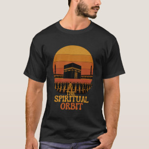 Den Andliga Omloppsbanan - Retro Tawaf Kaaba Solne T Shirt