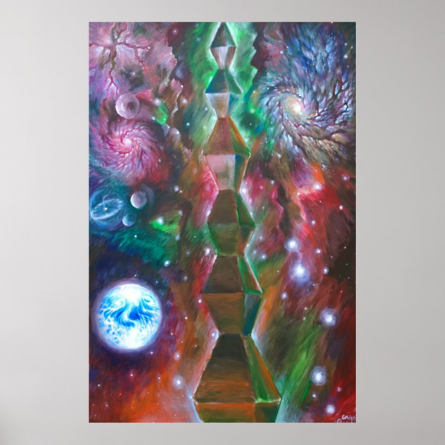 Den ändlösa kolumnen poster (Framsidan)