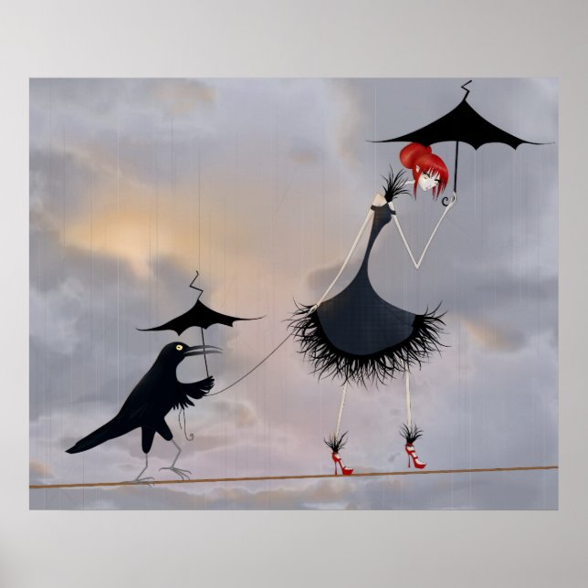 Den ändlösa promenaden poster (Framsidan)