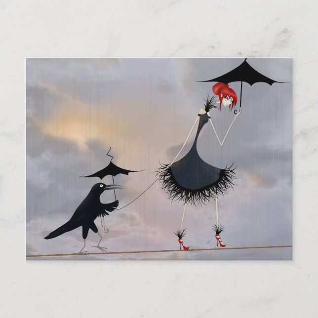 Den ändlösa promenaden vykort (Framsida)