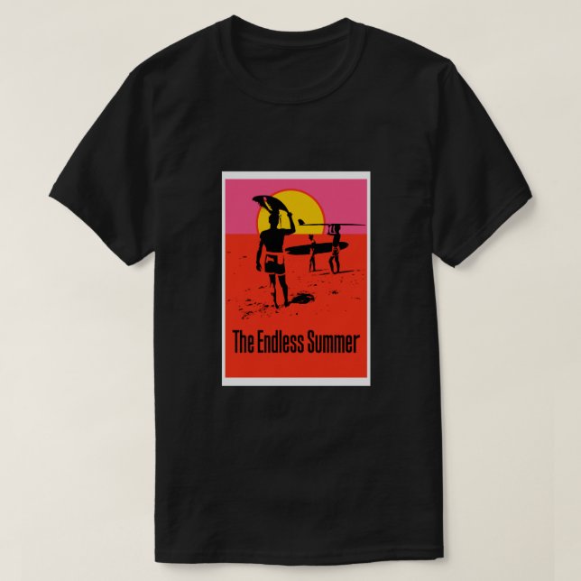 Den ändlösa sommaren (1966) - Fullt T Shirt (Design framsida)