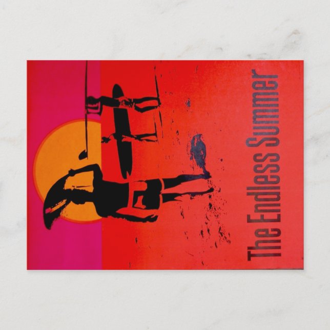 Den ändlösa sommaren vykort (Framsida)
