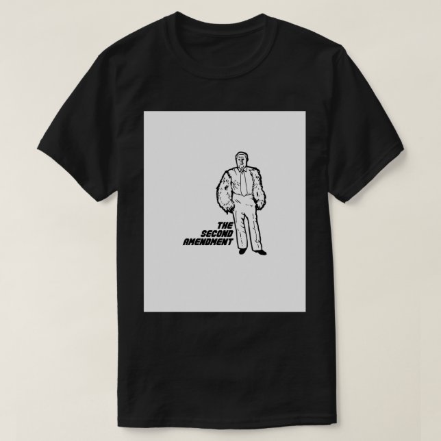 Den andra ändringen Gun Högers Gun Owner Bear Arm T Shirt (Design framsida)