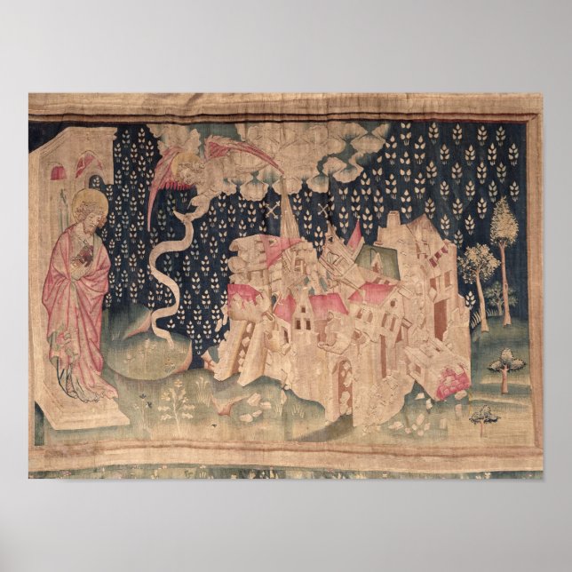 Den andra ängeln varnar för Babylons fall Poster (Framsidan)