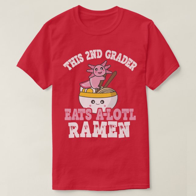 Den andra grader Ramen Pun den andra graderingen E T Shirt (Design framsida)