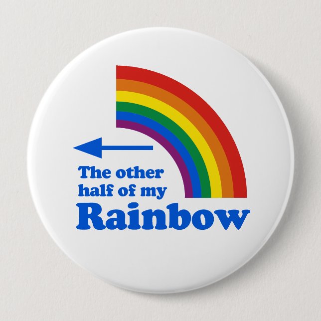 DEN ANDRA HÄLFTEN AV MIN RAINBOW (Höger) Knapp (Framsida)