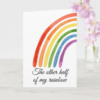 Den Andra Halvan Av Min Regnbåge Du Fullkomnar Mig Kort